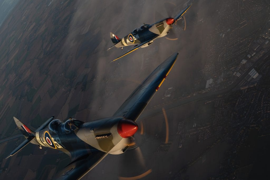 Fly In A Spitfire Duxford Spitfire Flights Formation And Tailchase