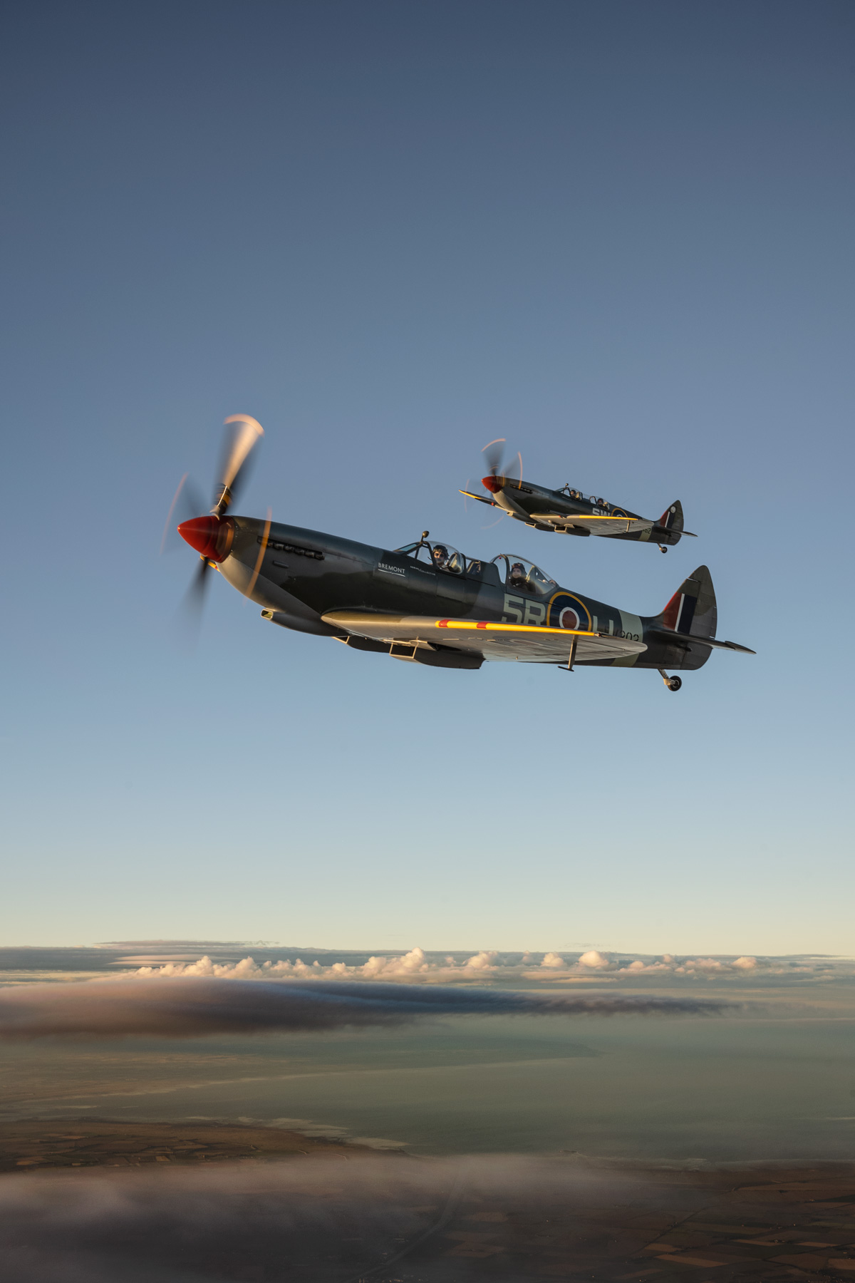 Spitfire Flights Vintage Flying Experiences in Duxford Aerial