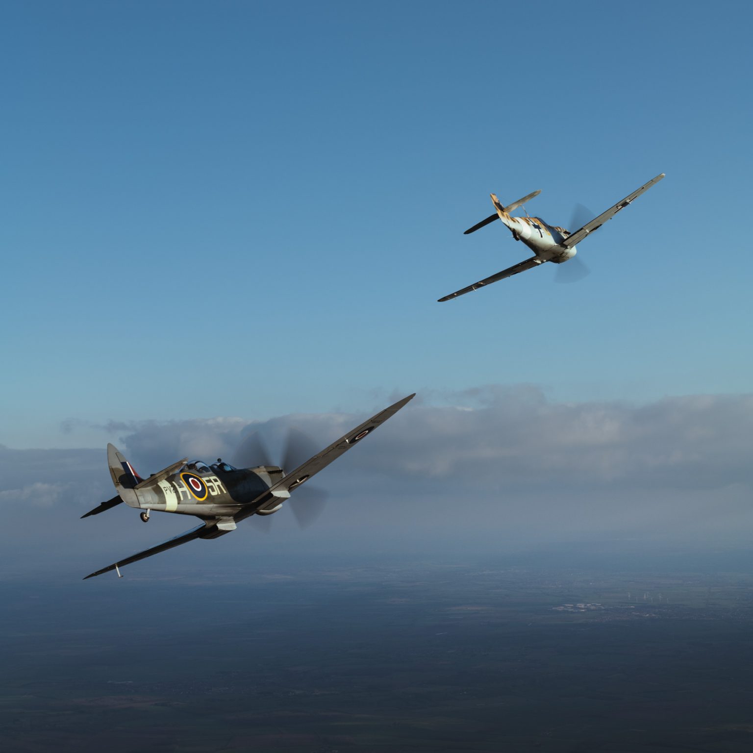Fly In A Spitfire Formation And Tailchase Flight Experiences