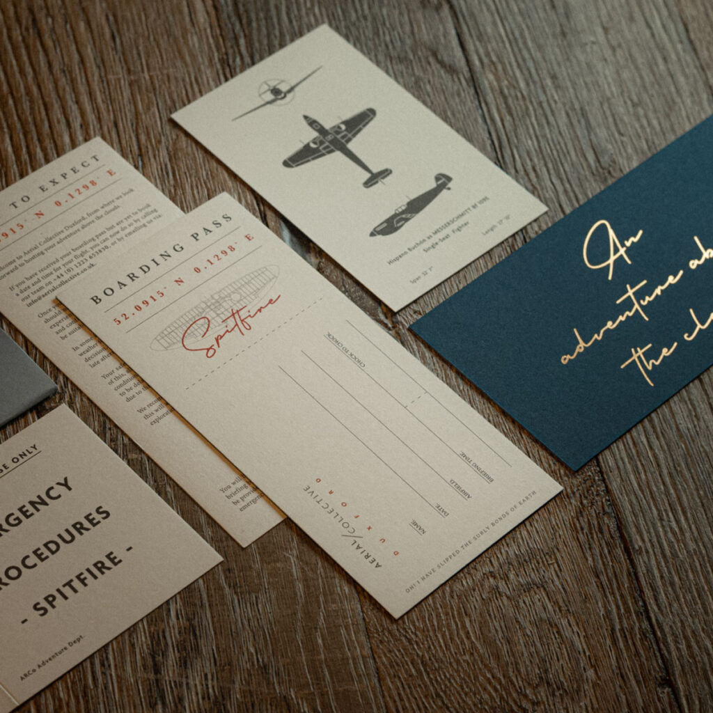 Aerial Collective Spitfire gift voucher